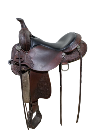 15.5 Inch Used Circle Y Mesquite Western Trail Saddle 591-11134