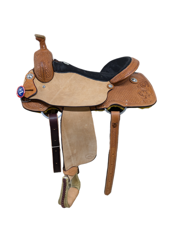 1-1290 16.5 inch New HR Saddlery Western All Around Saddle