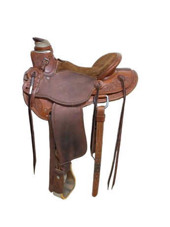 13.5 Inch Used McCall Mclite Wade Western Saddle 479-11188