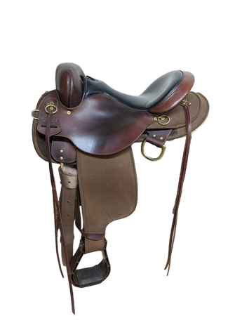 14.5 Inch Used Circle Y High Bank Endurance Saddle X-wide Tree 1060-11198