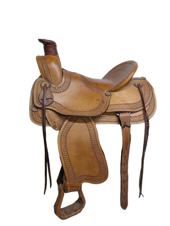 17 Inch Used Meyers A-Fork Wade Western Saddle 1065-11203
