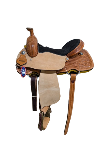 1-1295 15 inch New HR Saddlery Western All Around Saddle
