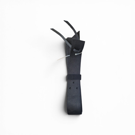 Circle Y black nylon tie strap 1.75 inch by 95 inch western saddle cinch strap durable adjustable