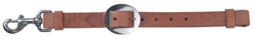 Berlin Leather 1 inch by 14 inch replacement girth strap made from Hermann Oak harness leather with stainless steel 017 snap for horse tack