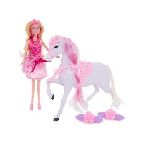 and pink riding accessories.