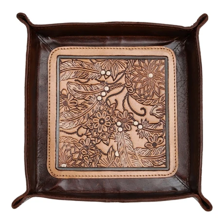 Showman Leather Tray