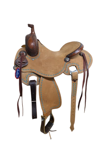 1-1309 15 inch New HR Saddlery Western Ranch Cutting Saddle