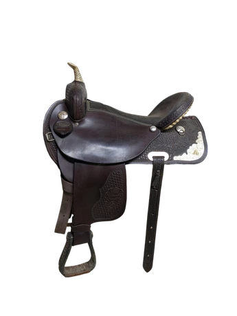 18 Inch Used Dakota Western Barrel Saddle 878-11670