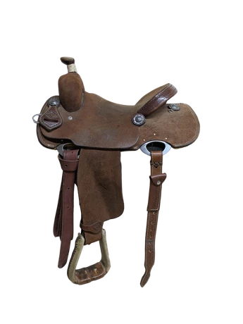 14.5 Inch Used Diamond D All Around Western Saddle 1111-11785