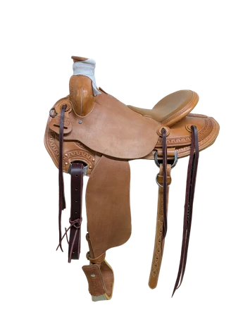 WPA138-626 15.5 inch New McCall Mclite Western Woodpost All Around Saddle Regular Tree