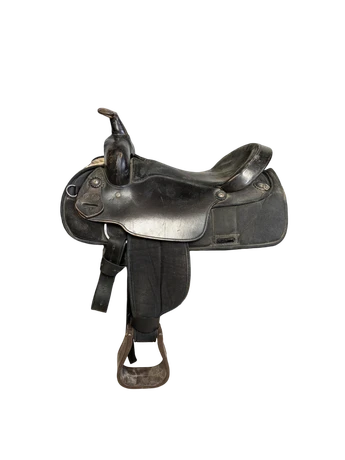 16.5 Inch Used Fabtron Western Trail Saddle 1135-12401