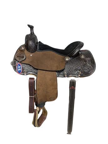 1-1318 15 inch New HR Saddlery Western All Around Saddle