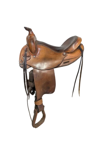 2-1445 15 inch Used Bear Valley Western Trail Saddle