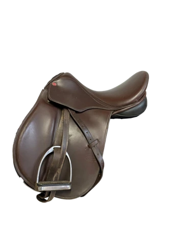 16.5 Inch Used Courbette English Jumping Saddle 1143-12561