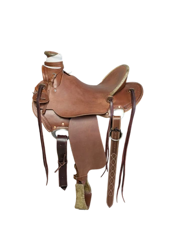 110-526 15 inch New McCall Saddlery Western Wade Trail Saddle FQHB 7 inch