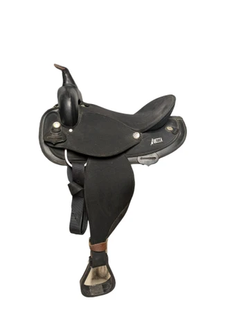2-1458 16 inch Used Abetta Western Cordura Trail Saddle