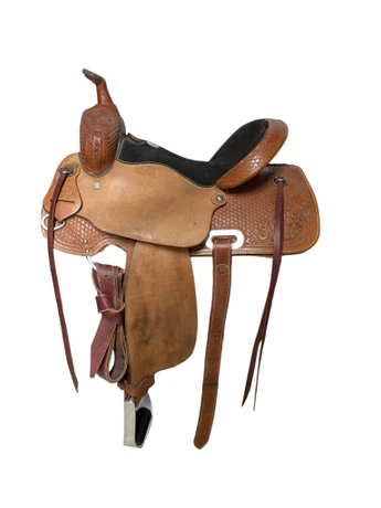 2-1469 13.5 inch Used HR Saddlery Western Trail Saddle