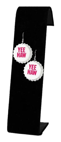 Yee Haw Bottle Cap Earrings