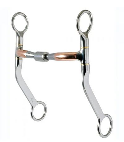 Reinsman Stride Right Copper Modified Billy Allen Curb Shank 7” Bit 798