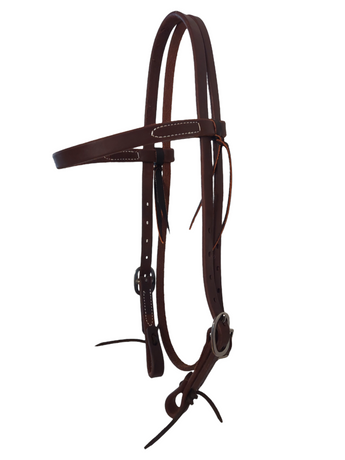 Schutz Brothers by Professional's Choice Hot Oil Browband Headstall Leather Western Bridle RH5B25/8HO