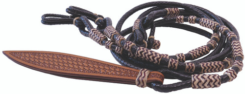 Buffalo Leather Softy Romel Reins With Rawhide Accents Buffalo Leather Softy Romel Reins With Rawhide Accents