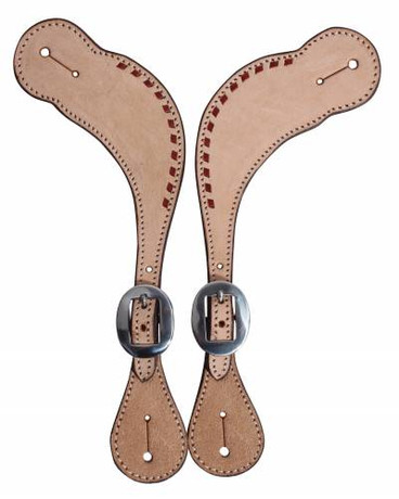Professionals Choice Roughout Buckstitch Spur Strap