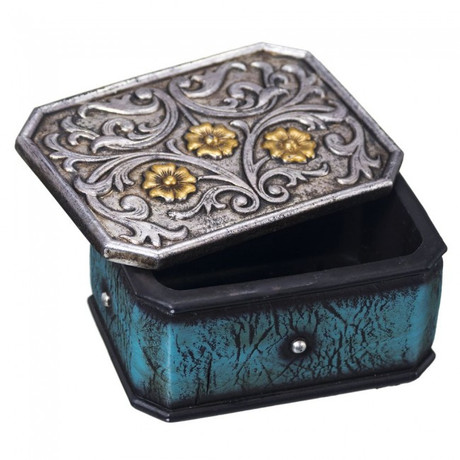 JTI Turquoise Trinket Box JTI Turquoise Trinket Box