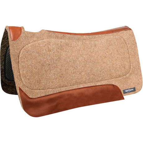 Reinsman 1" Square Wool Contoured Saddle Pad Tacky Too Bottom