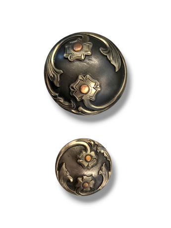 Wildfire Saddlery Antique Floral Concho 