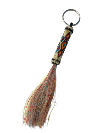 Key Chain Horse Hair Tassel No Accent - San Diego Saddlery