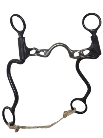 Dutton Bit Calvary Shank Chain Port Bit 5'' Mouth Dutton Bit Calvary Shank Chain Port Bit 5'' Mouth