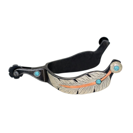 Partrade Trading Company Feather Collection Medium Cup Spurs Partrade Trading Company Feather Collection Medium Cup Spurs