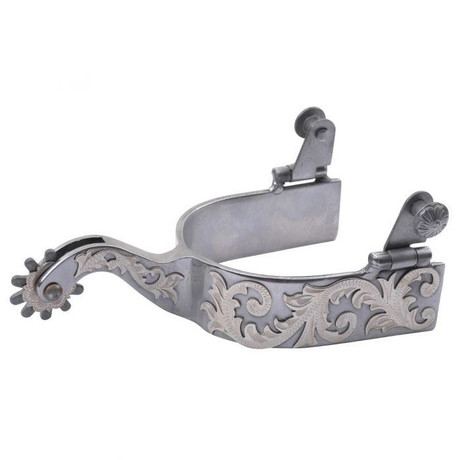 Reinsman Men's Multi Use Silver Spur with Engraving Reinsman Men's Multi Use Silver Spur with Engraving