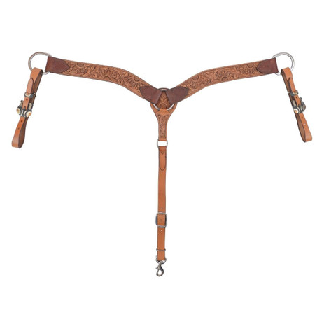 Circle Y Copper Sunflower Breast Collar Western Horse Tack Premium Leather 1012-22-W6