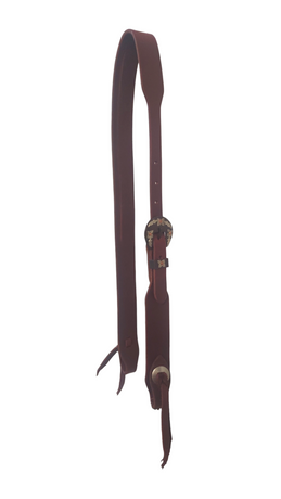 Berlin Custom Leather Split Ear Headstall with Fancy Buckles Western Horse Tack L11092