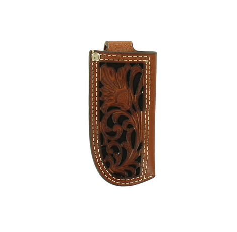 Nocona Small Leather Knife Sheath Antique Background Nocona Small Leather Knife Sheath Antique Background