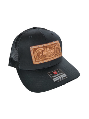 Billy Cook Floral Tooled Ball Cap - One Size