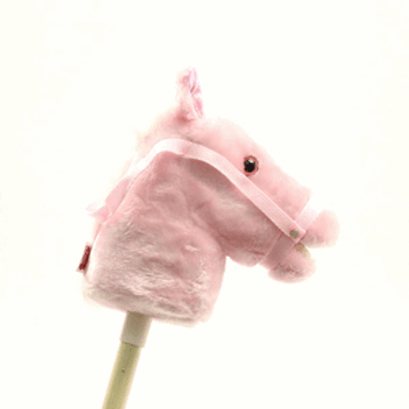 Pink Talkin' Stick Horse Pink Talkin' Stick Horse