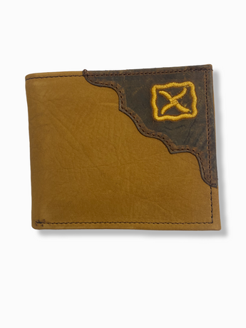 Twisted X Tan Elephant Bifold Wallet