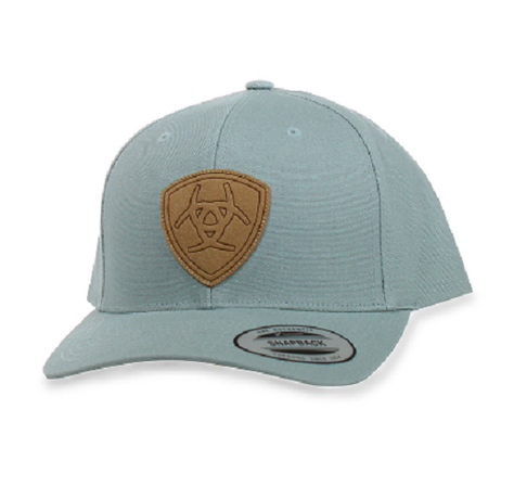 Ariat Men's Flex-Fit Logo Light Blue Cap