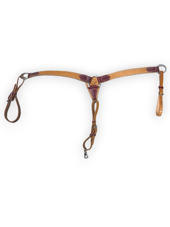 HR Saddlery Plain Leather Western Breast Collar 6006-01