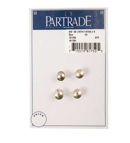 Partrade Trading Co. Nickel Plated Chicago Screw 3/8″ 