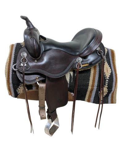 16 Inch Used Circle Y Western Gillette Trail Saddle Wide