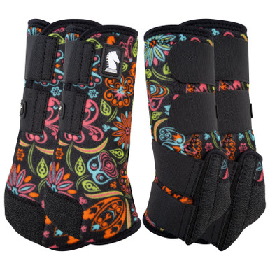 Bottes De Protection Cheval Classic Equine Legacy 2 System – Turquoise – Taille M (lot)