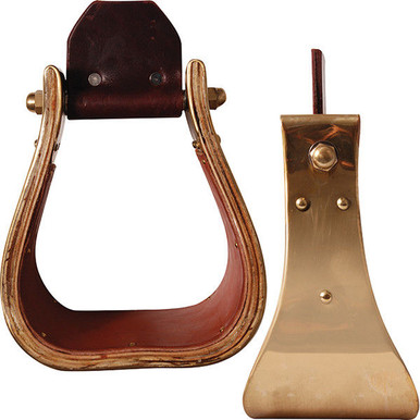 Étriers De Selle Bell Ranch En Monel Inoxydable Par Spur Saddlery – Parfaits Pour La Roping
