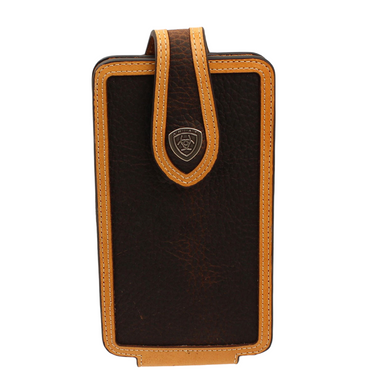 MF Western Brown Leather Edge Cell Phone Case (A06004305)