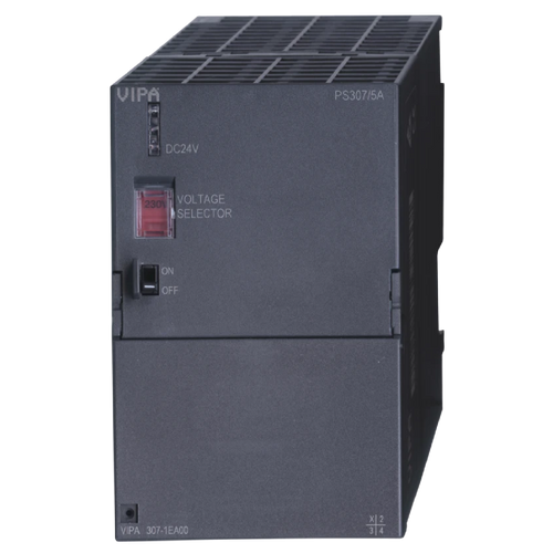 VIPA 307-1EA00 - PS307 Power Supply, 100-240VAC Input, 24VDC Output, 5A. Replacement for Siemens 6ES7307-1EA01-0AA0