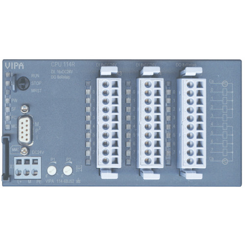 114-6BJ54 - CPU114, 32KB, 16DI, 8 Relay Out