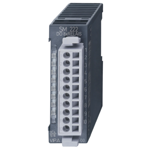 222-1HF00 - SM222 Digital Output, 8 Relay Outputs, 230VAC/30VDC, 5A.