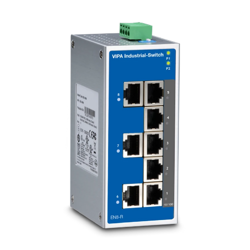 VIPA 910-1EN80 | Unmanaged Industrial Switch EN8-R